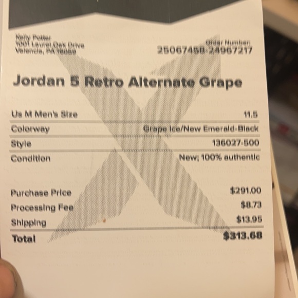 Size 11 retro #5 grapes - Picture 9 of 9